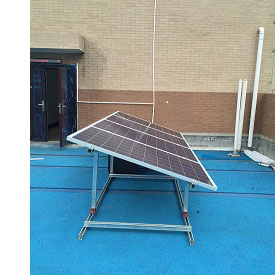 学校屋顶2KW太阳能光伏发电系统